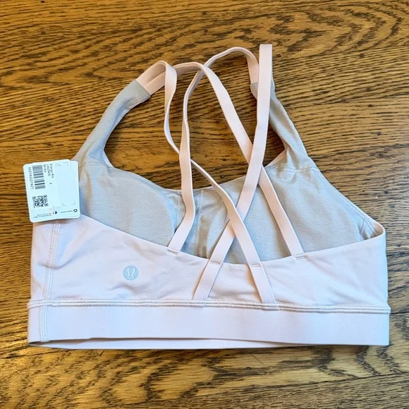 Lululemon Light Pink Energy Bra - Picture 2 of 3